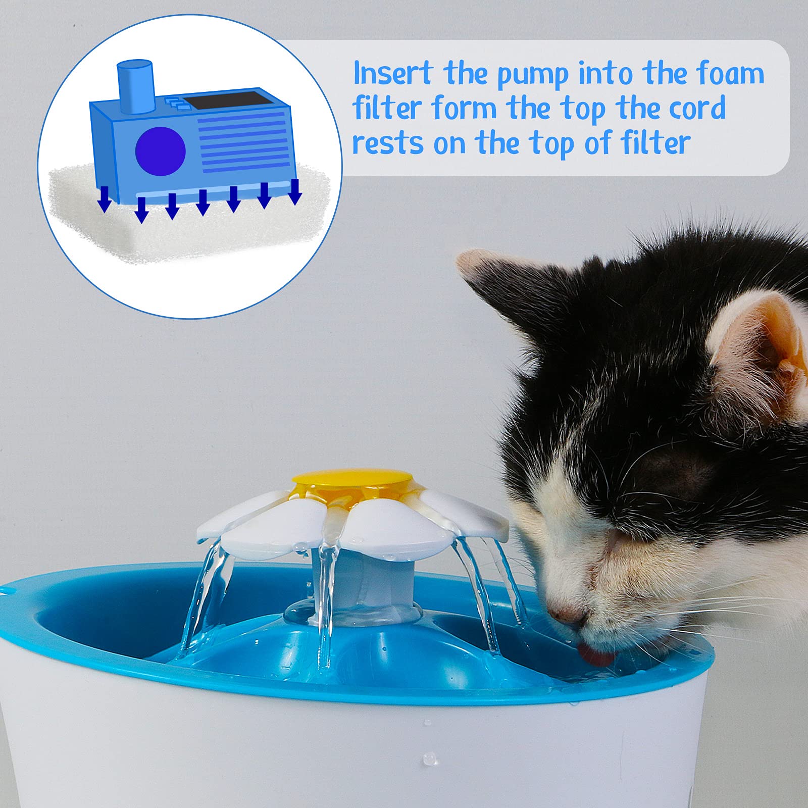 Zonon replacement-action image—easy swap promotes continuous clean water.