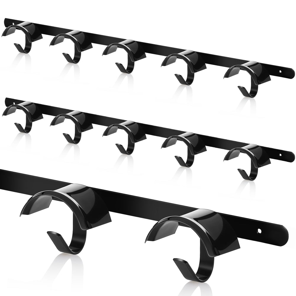 Zonon horse tack bridle hooks full set for organized barn storage of reins and halters.
