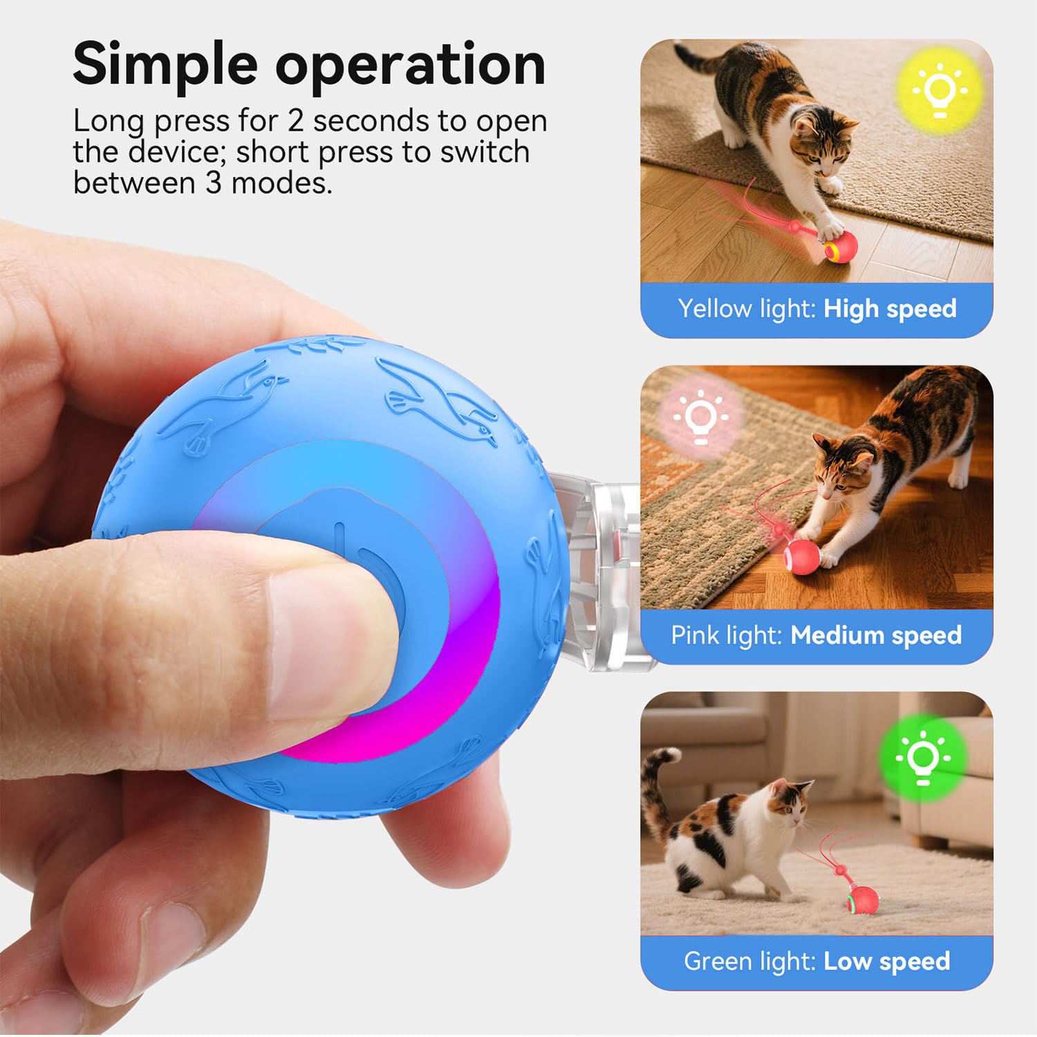 Zonopy ball wakes on touch for effortless, on-demand fun