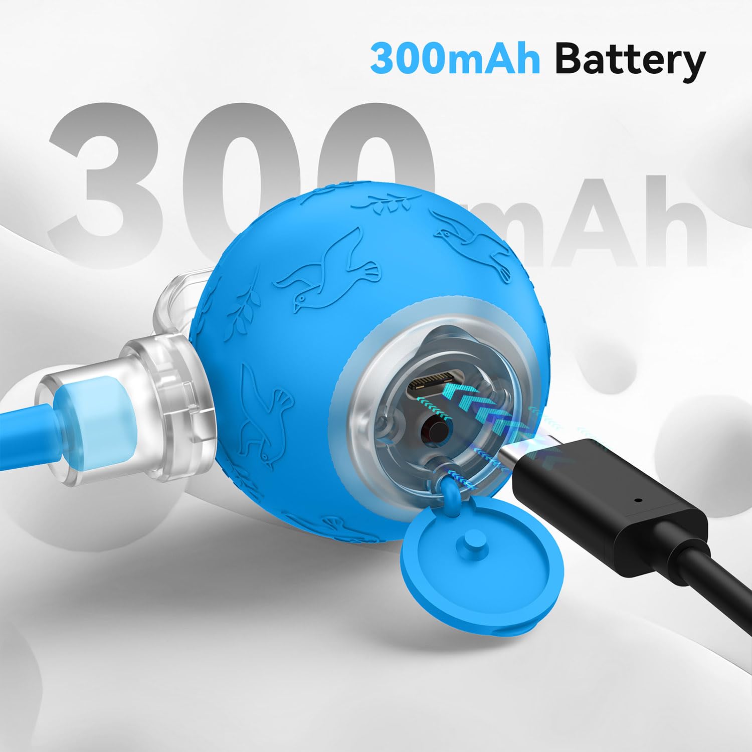 Zonopy ball works on ceramic tiles, wood floors, and carpets for indoor activity