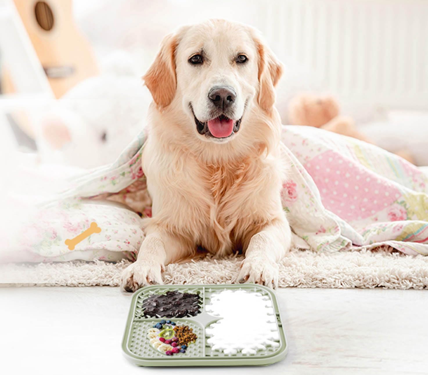 Zonopy Licking Mat is available in multiple colors for home fit.