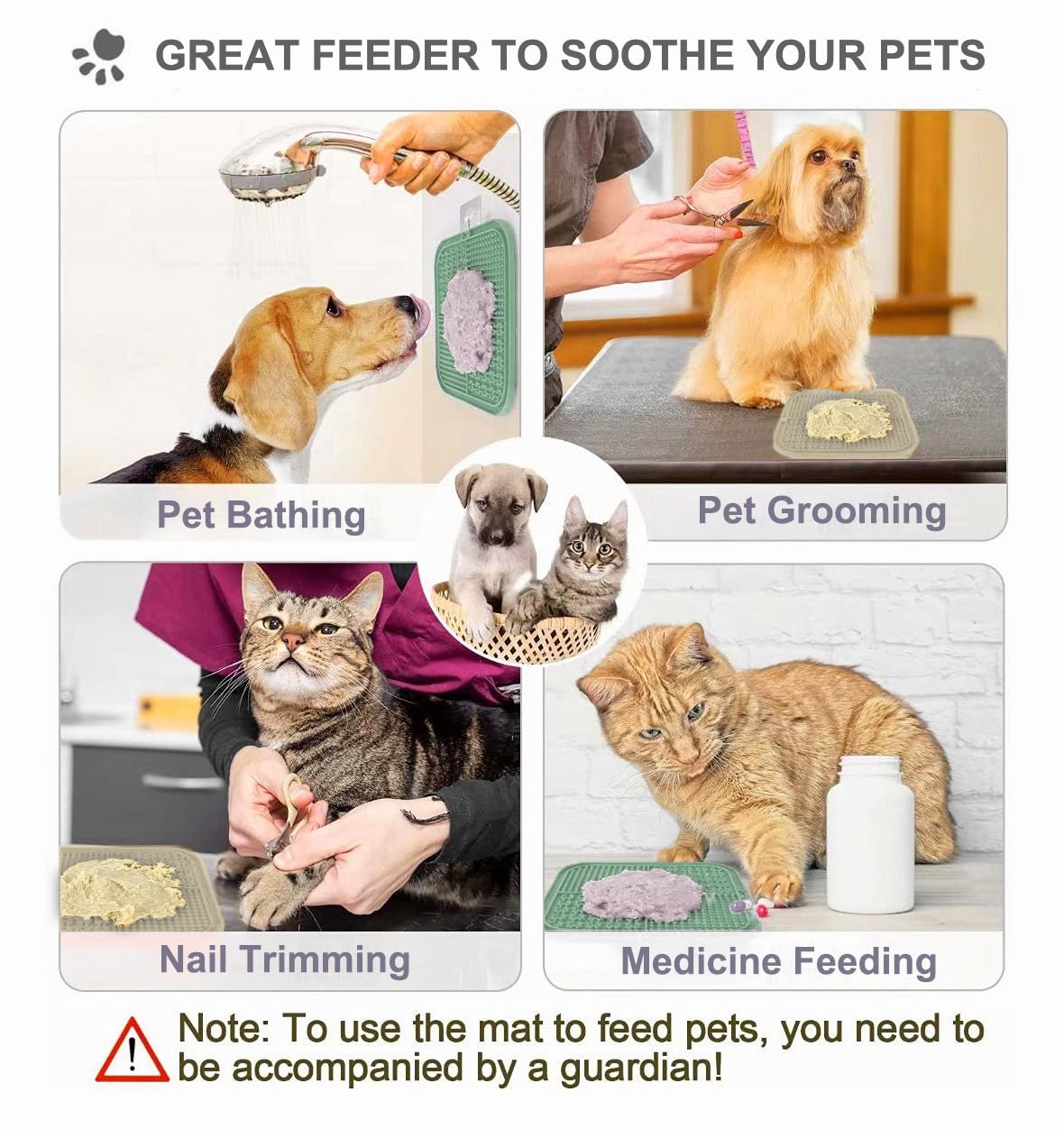 Zonopy Licking Mat ready for dishwasher cleaning after treats