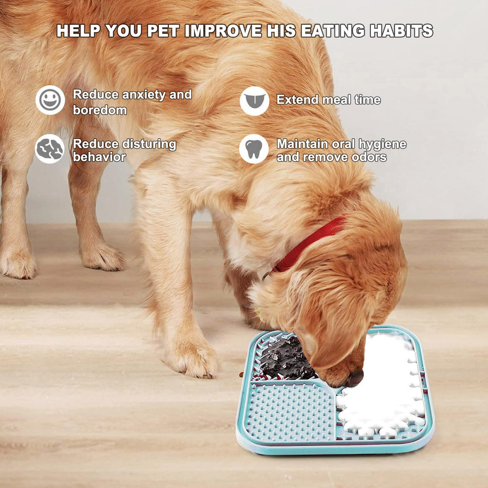 Zonopy licking mat made from food-grade silicone for safe licking sessions