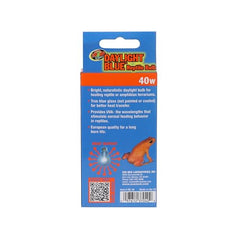 Zoo Med Daylight Blue Reptile Bulb 40W designed for long burn life and cost efficiency.