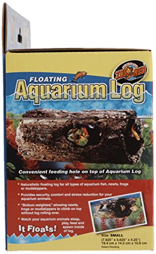 Zoo Med Floating Aquarium Log Small product shot demonstrates versatile habitat for amphibians