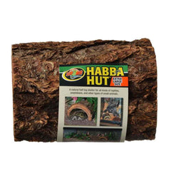 Zoo Med Habba Hut Extra Large provides a private habitat corner for calm reptiles.