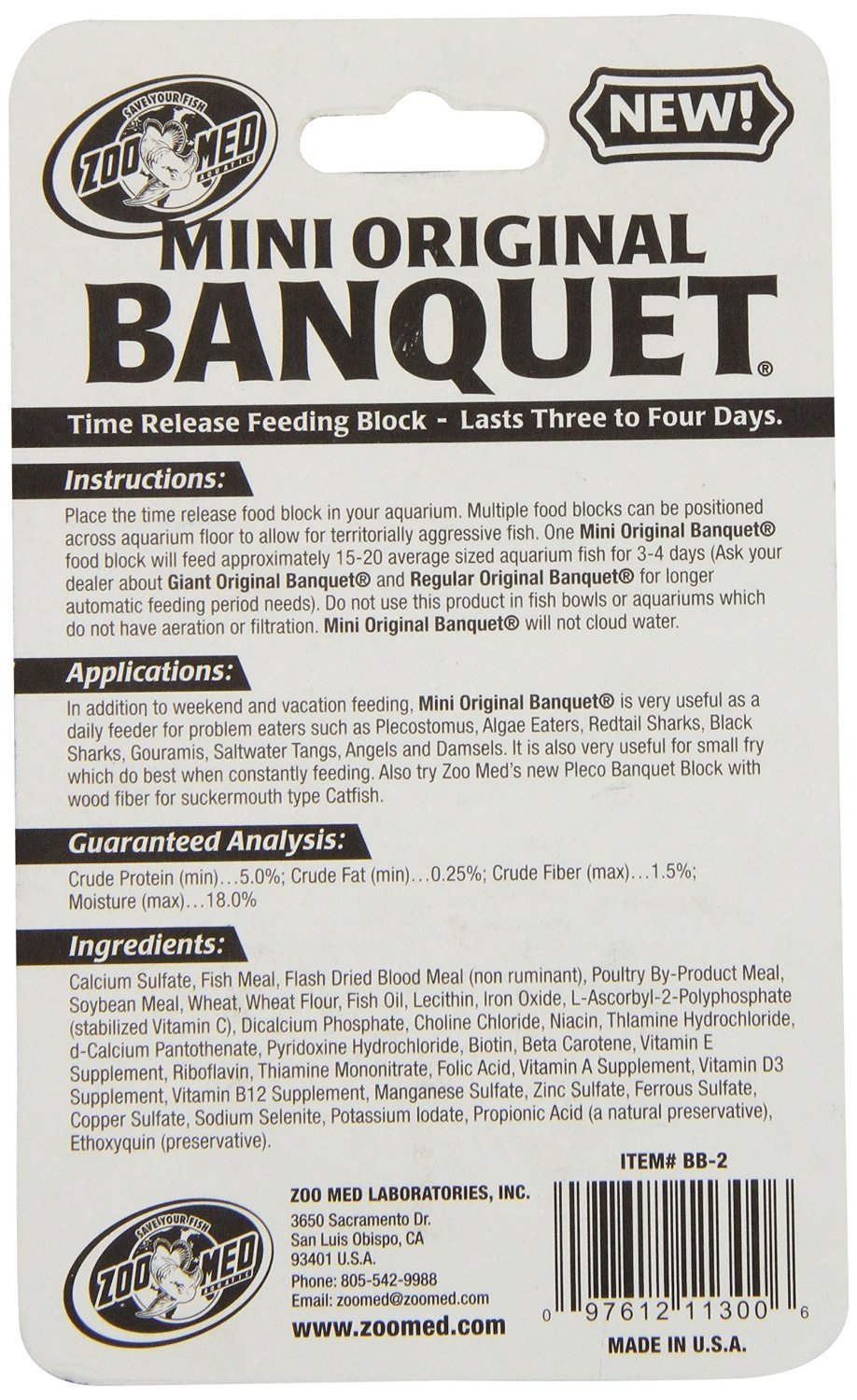 Zoo Med Mini Banquet Block Feeders closeup blocks emphasizing clean, mess-free feeding in small enclosures.