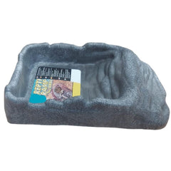 Zoo Med Repti Ramp Bowl XL inside ramp demonstrates gentle slope for safe aquatic access.