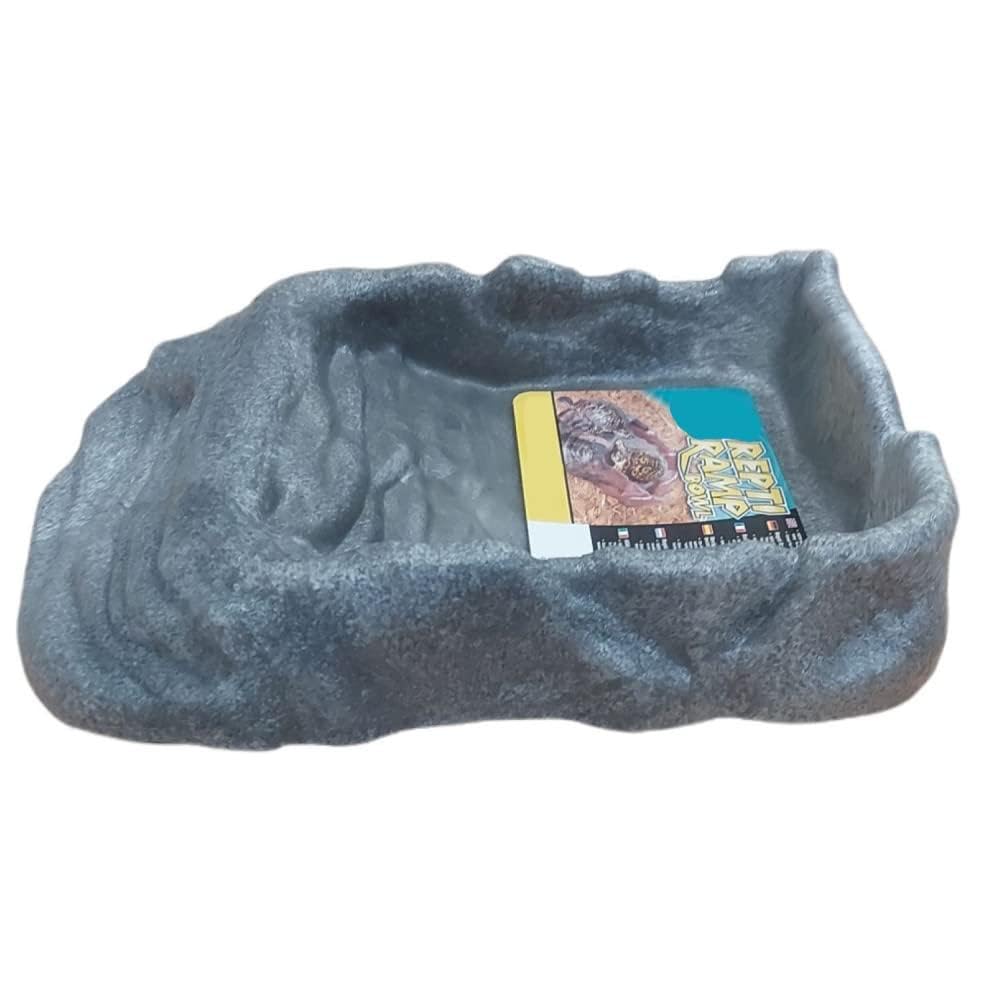 Zoo Med Repti Ramp Bowl XL use for lizards shows versatile habitat enrichment.