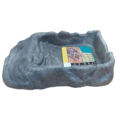 Zoo Med Repti Ramp Bowl XL use for lizards shows versatile habitat enrichment.