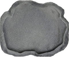 Zoo Med Reptile Rock Food Dish top view demonstrates compact size for small terrariums.