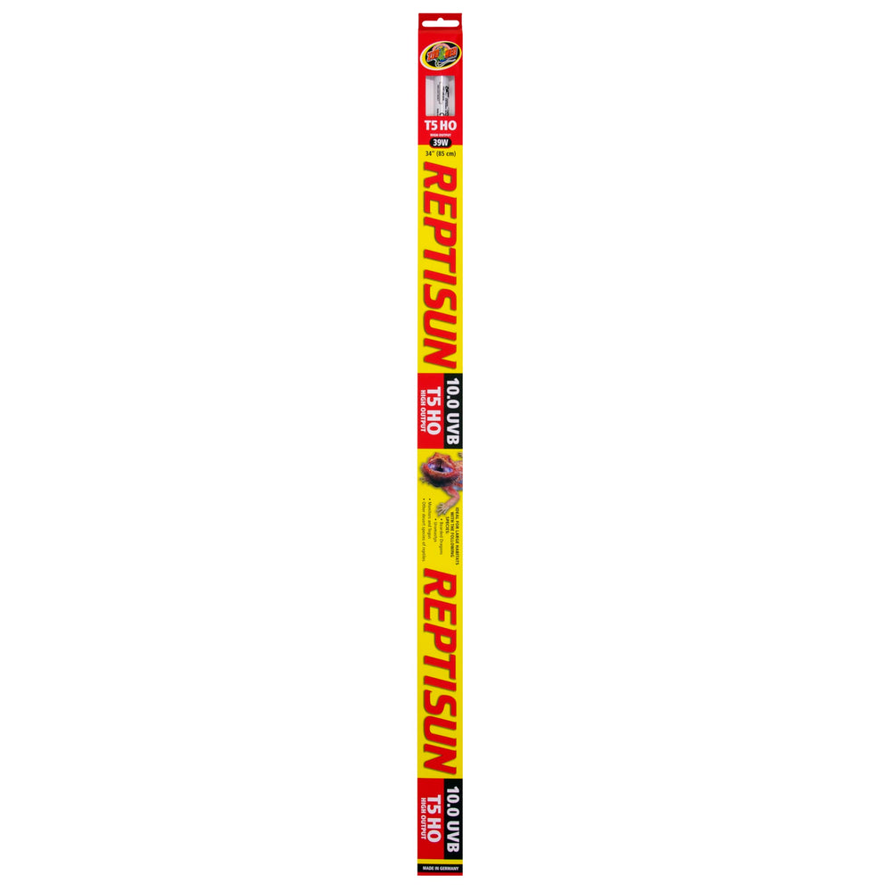 Zoo Med Reptisun 34-inch UVB 2-pack box with bright lighting for larger habitats.