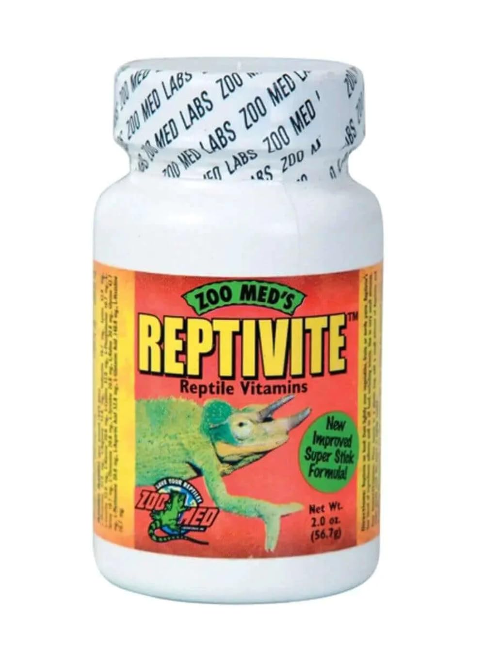 Zoo Med ReptiVite D3 powder dusting food supports balanced reptile nutrition.