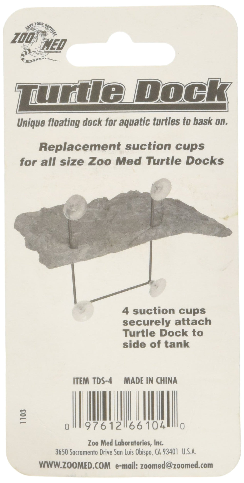 Zoo Med Turtle Dock with submerged ramp offers easy access to a dry basking area.