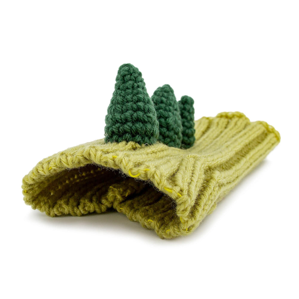 Zoo Snoods Dinosaur Costume close-up stitch detail with elastic for better fit