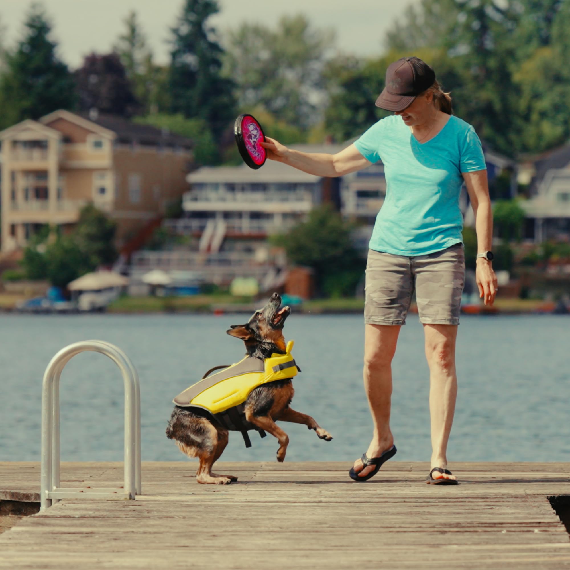 ZooBee lightweight disc ideal for quick fetch sessions.