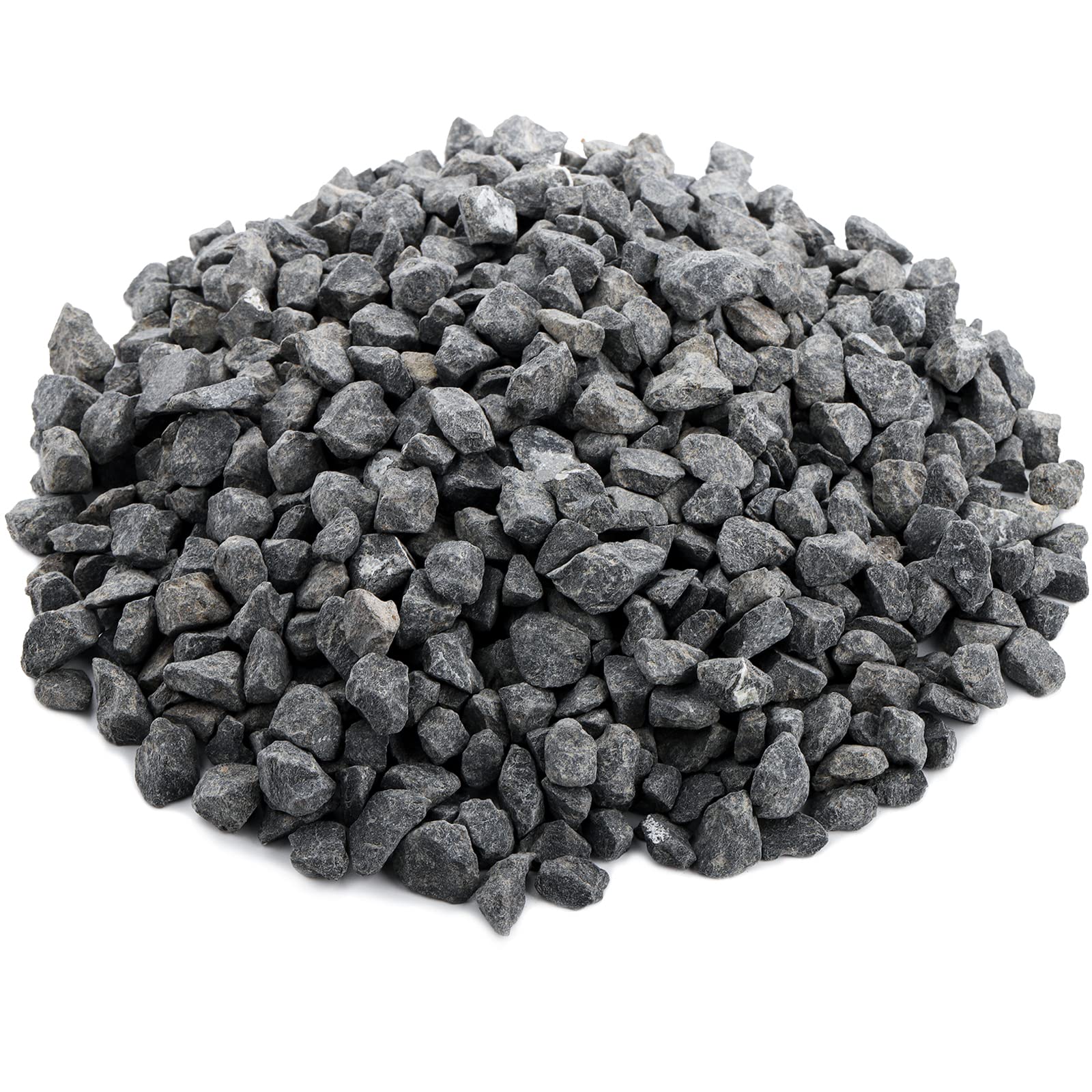 ZOOFOX 10lb decorative small rocks closeup highlighting natural color for durable home decor