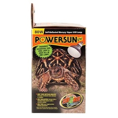 Zoo Med PowerSun UV Bulb 80W in socket demonstrates easy installation without ballast