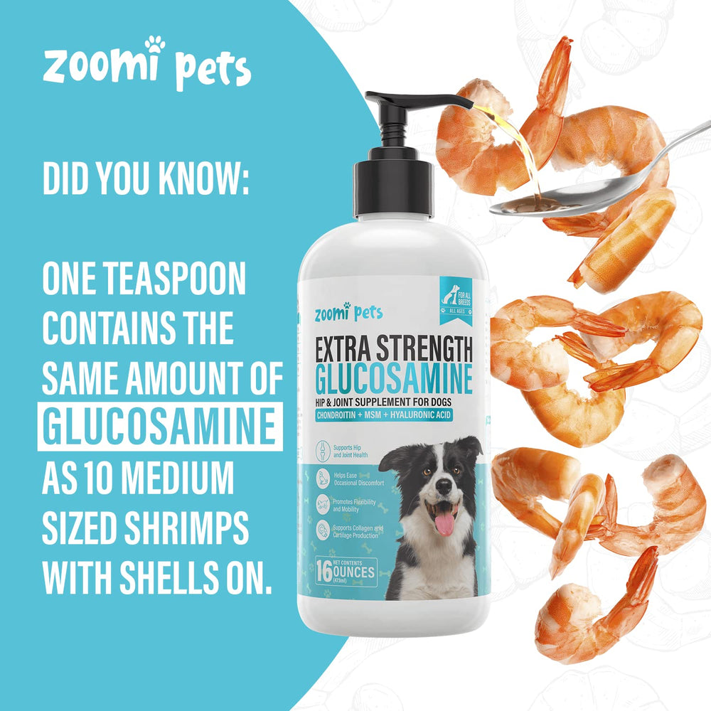 Zoomi Pets manganese dogs joint formulation bottle label