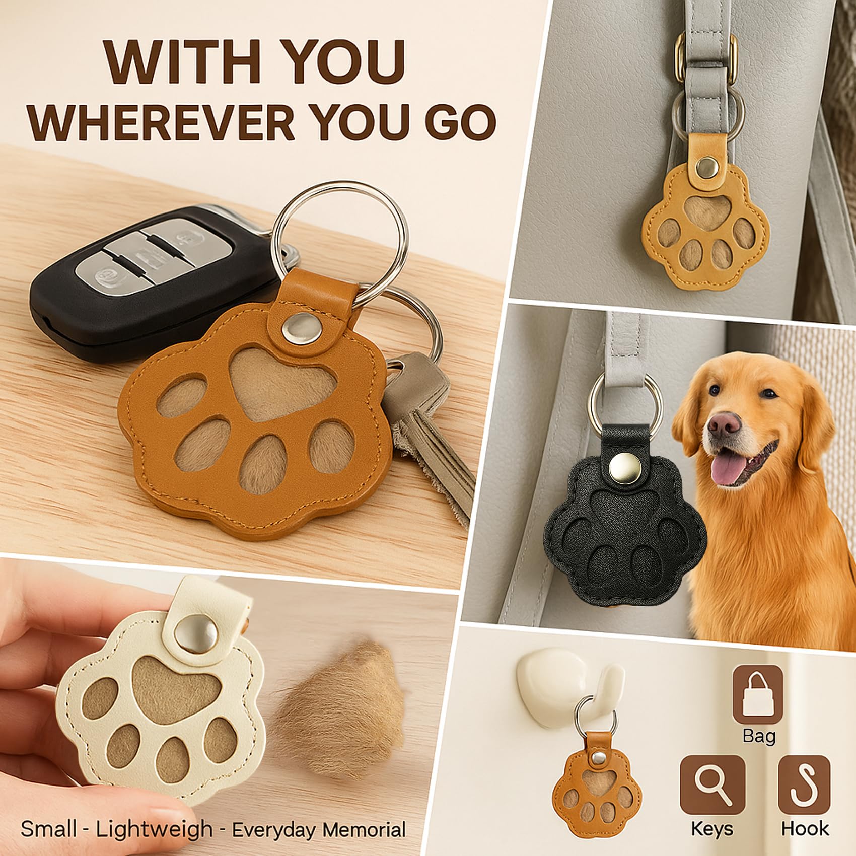 Zoowhale Classic transparent compartment lets you see stored fur at a glance