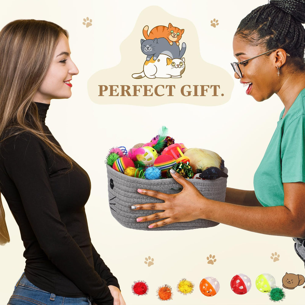 Zopeal cat spring toys for bouncy action during play sessions