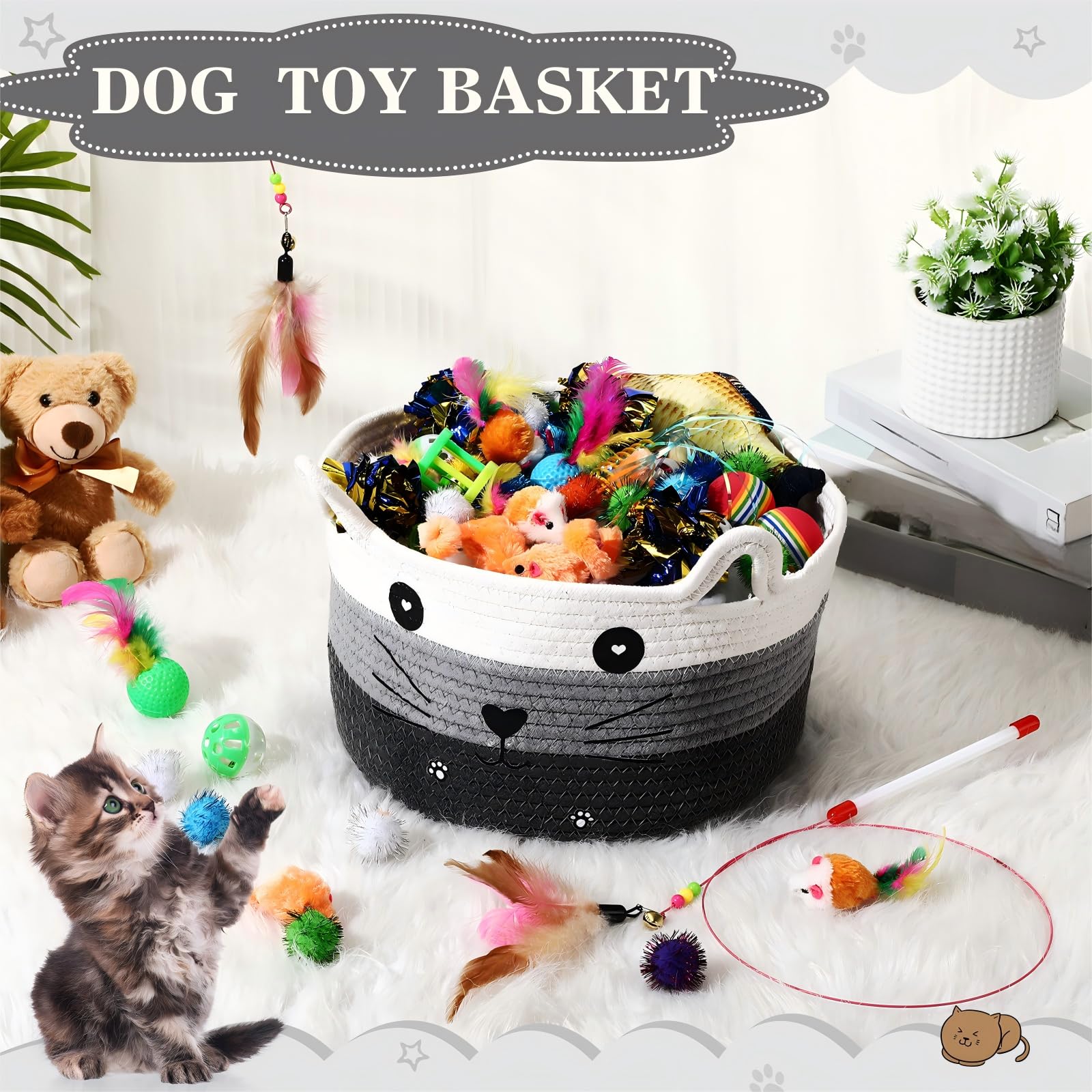 Zopeal bell toys add jingling sounds to swatting sessions.