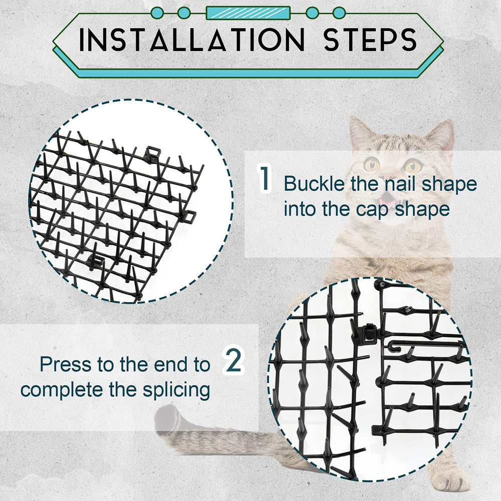 Zopeal cat repellent mat indoor sofa edge protects furniture from pet access.