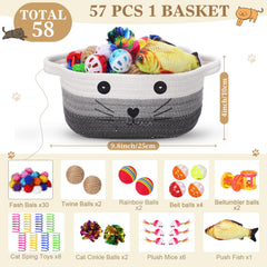 Zopeal colorful flashing balls for interactive indoor cat play