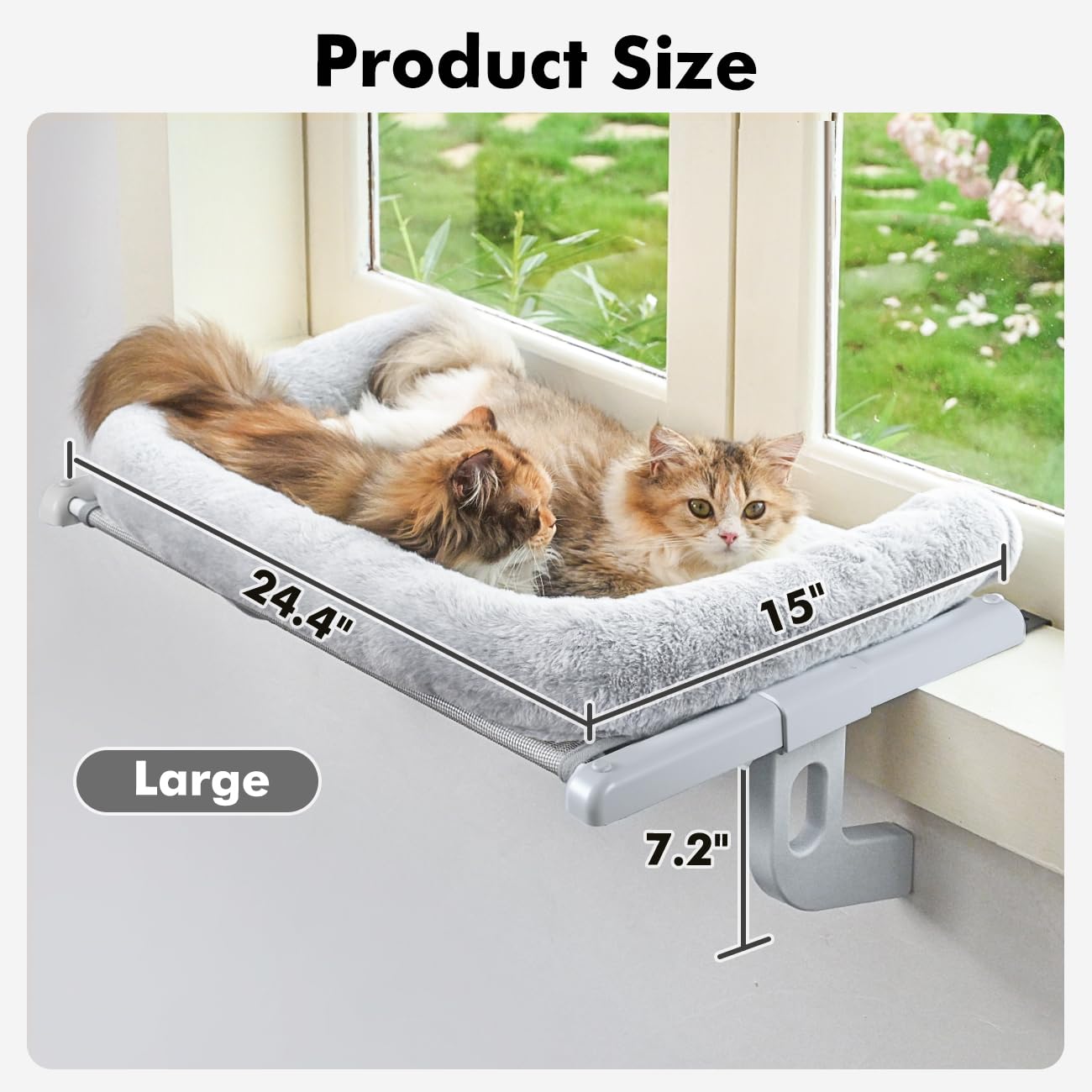 Zoratoo perch doubles as a private space for cats near the bed.