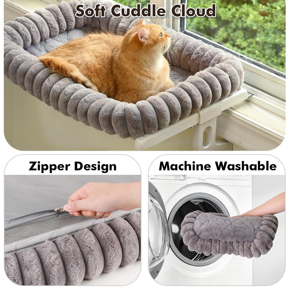 Zoratoo Cloud-Cuddle zipper cover close-up highlighting easy machine washing