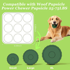Zorazio 9Cavities mold shown with Power Chewer Pupsicle for durable frozen treats