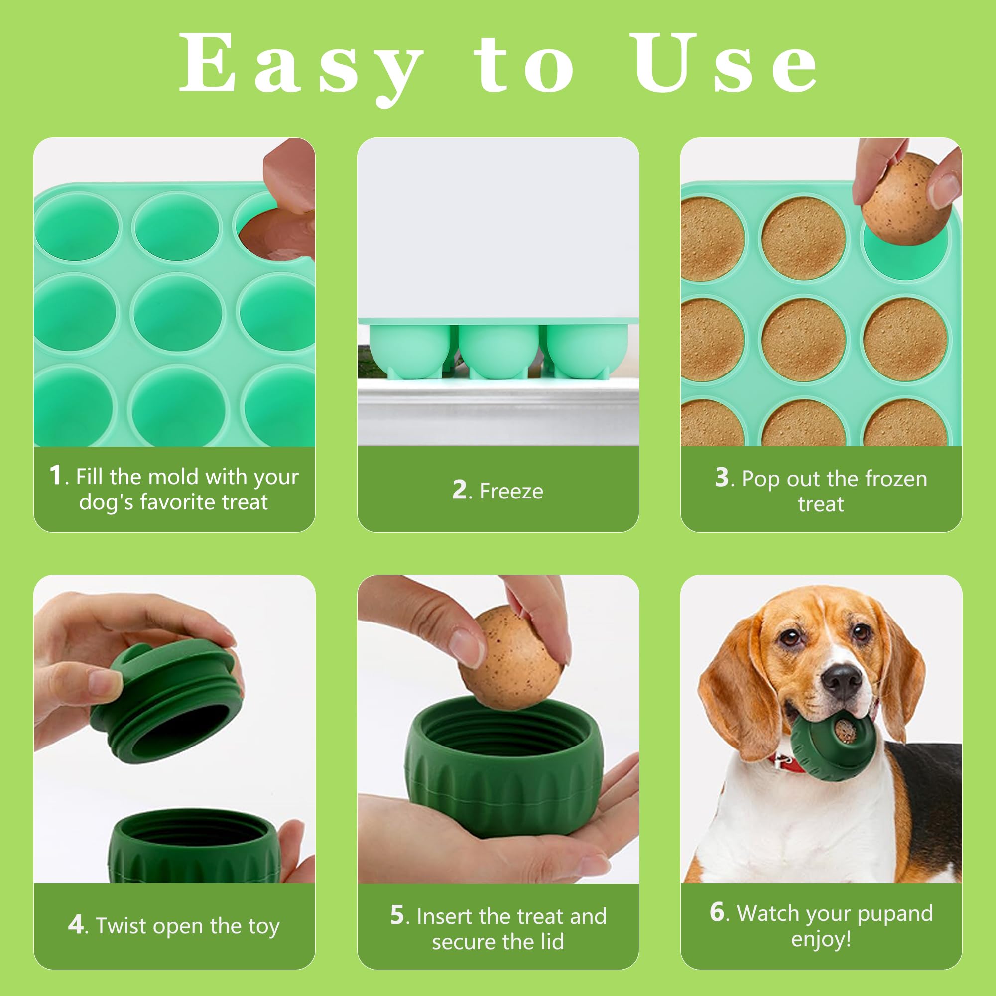 Zorazio catnip ball in 9Cavities mold for dog-friendly fillings