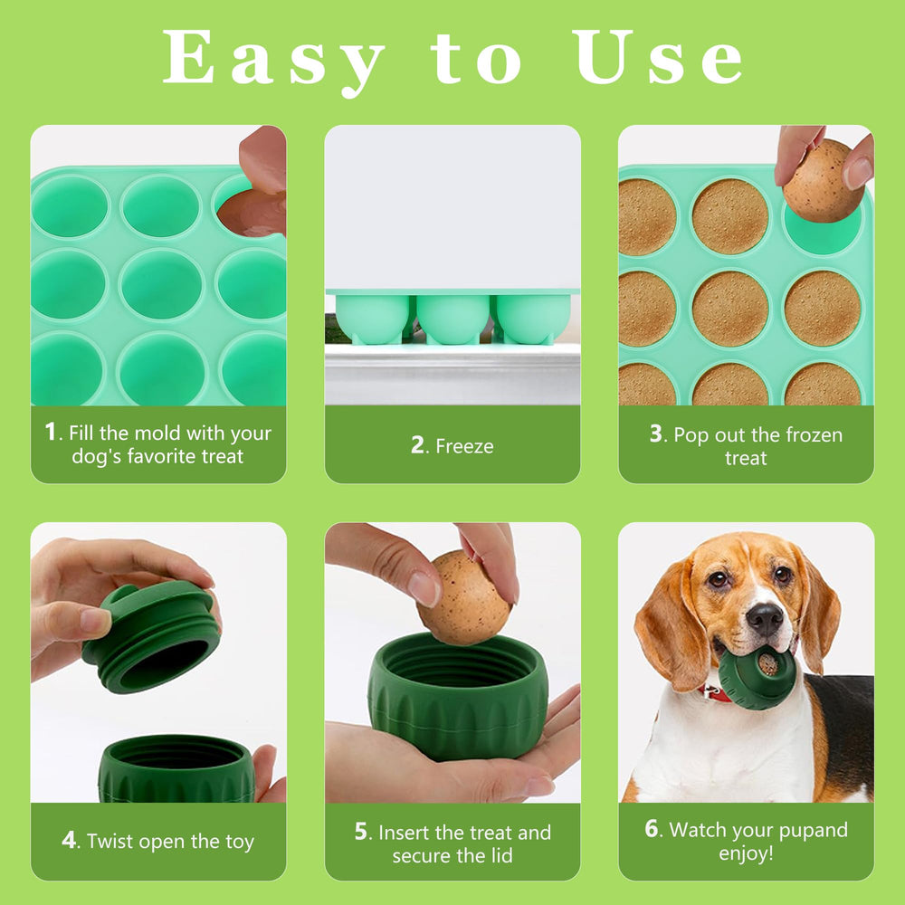 Zorazio catnip ball in 9Cavities mold for dog-friendly fillings