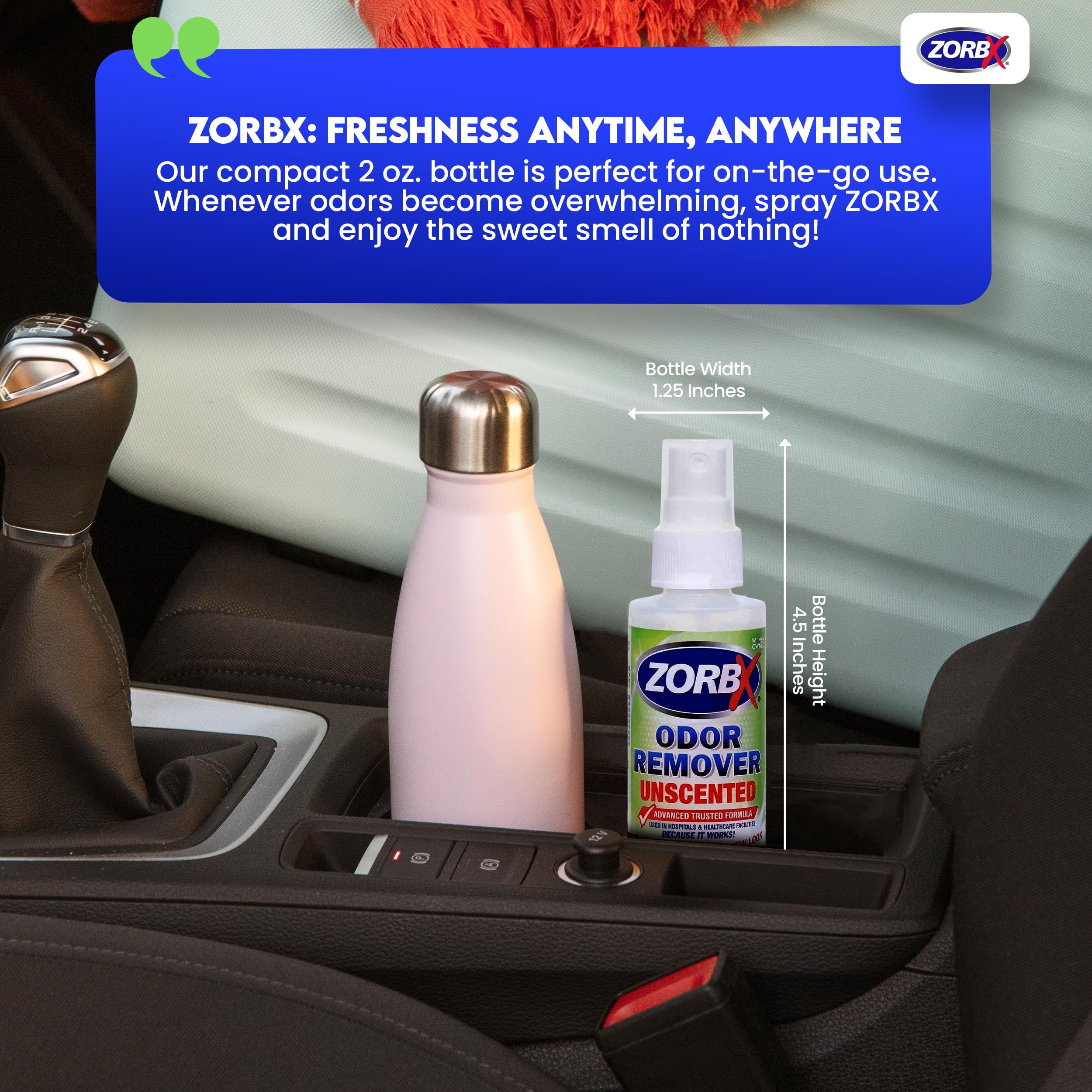 ZORBX home odor remover for carpets and upholstery