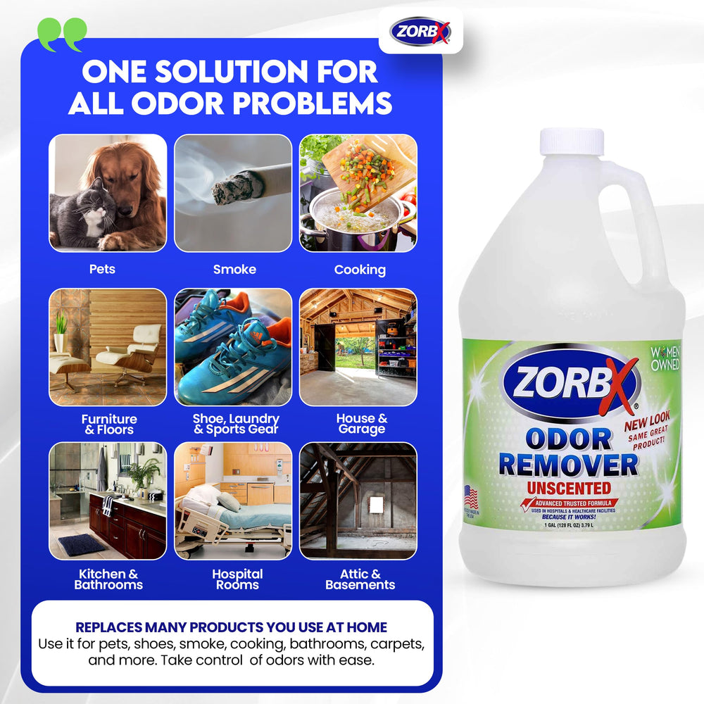 ZORBX hospital odor remover usage for cleaner healthcare spaces.
