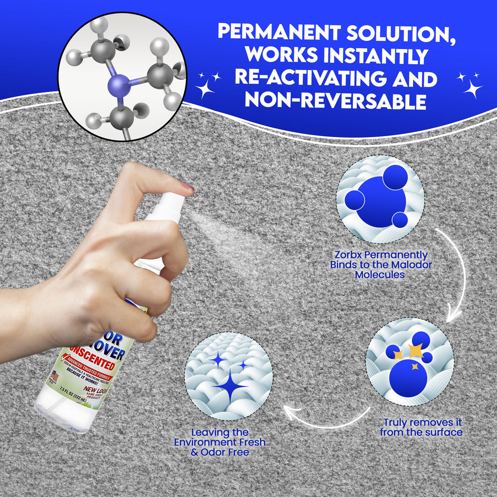 ZORBX unscented odor eliminator 16oz bottle for room odor control