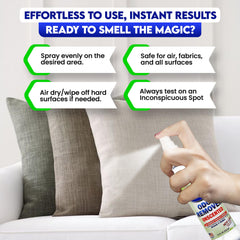 ZORBX unscented odor eliminator 7.5oz bottle for smaller spaces