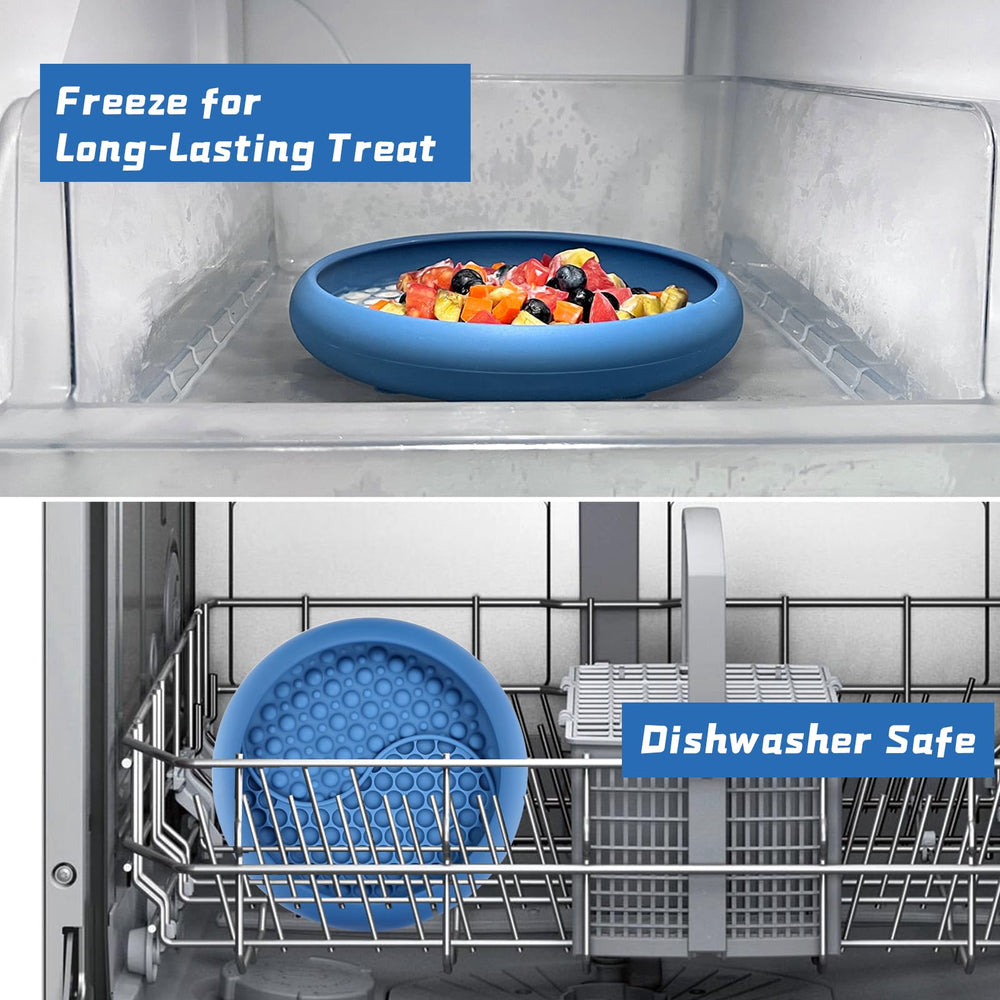 ZOURYNUA interactive enrichment toy may reduce boredom and anxiety.