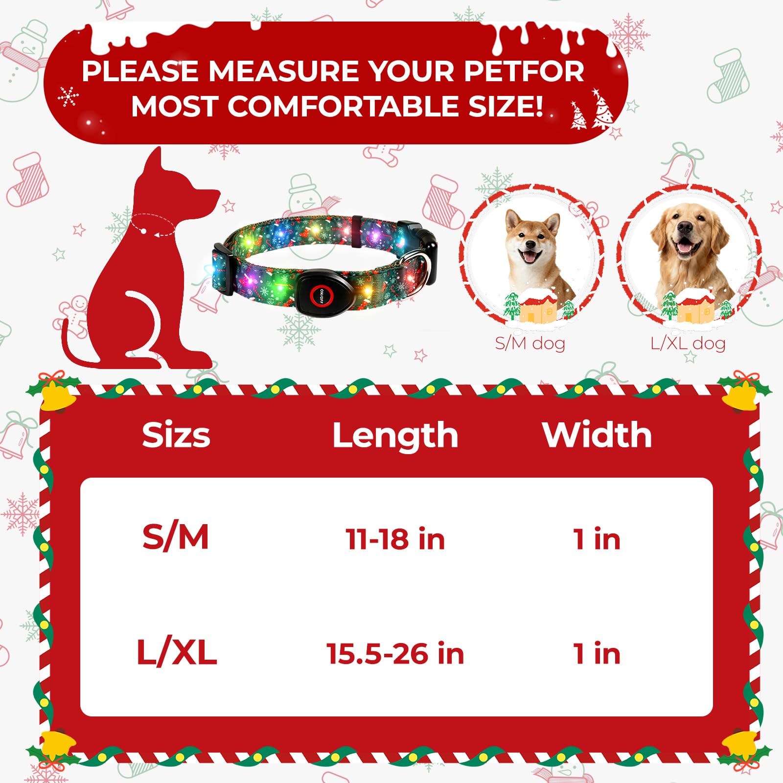 ZOWPET durable material dog collar designed for long-term wear.