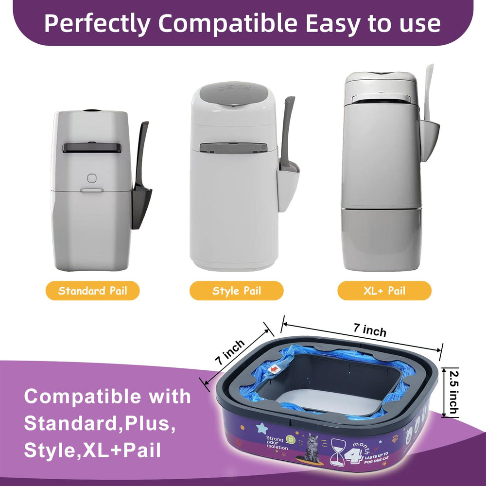 ZOZEEA leakproof design protects against spills during disposal