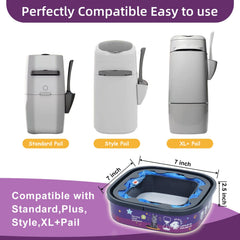 ZOZEEA leakproof design protects against spills during disposal