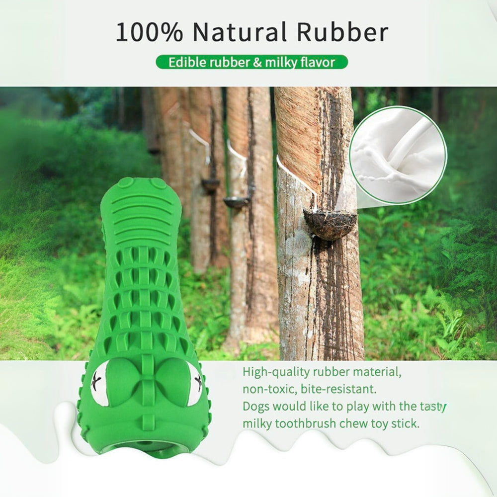 ZP-PY Alligator dog toy crunch action demonstrates satisfying chewing sessions.