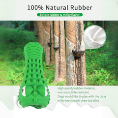 ZP-PY Alligator dog toy crunch action demonstrates satisfying chewing sessions.