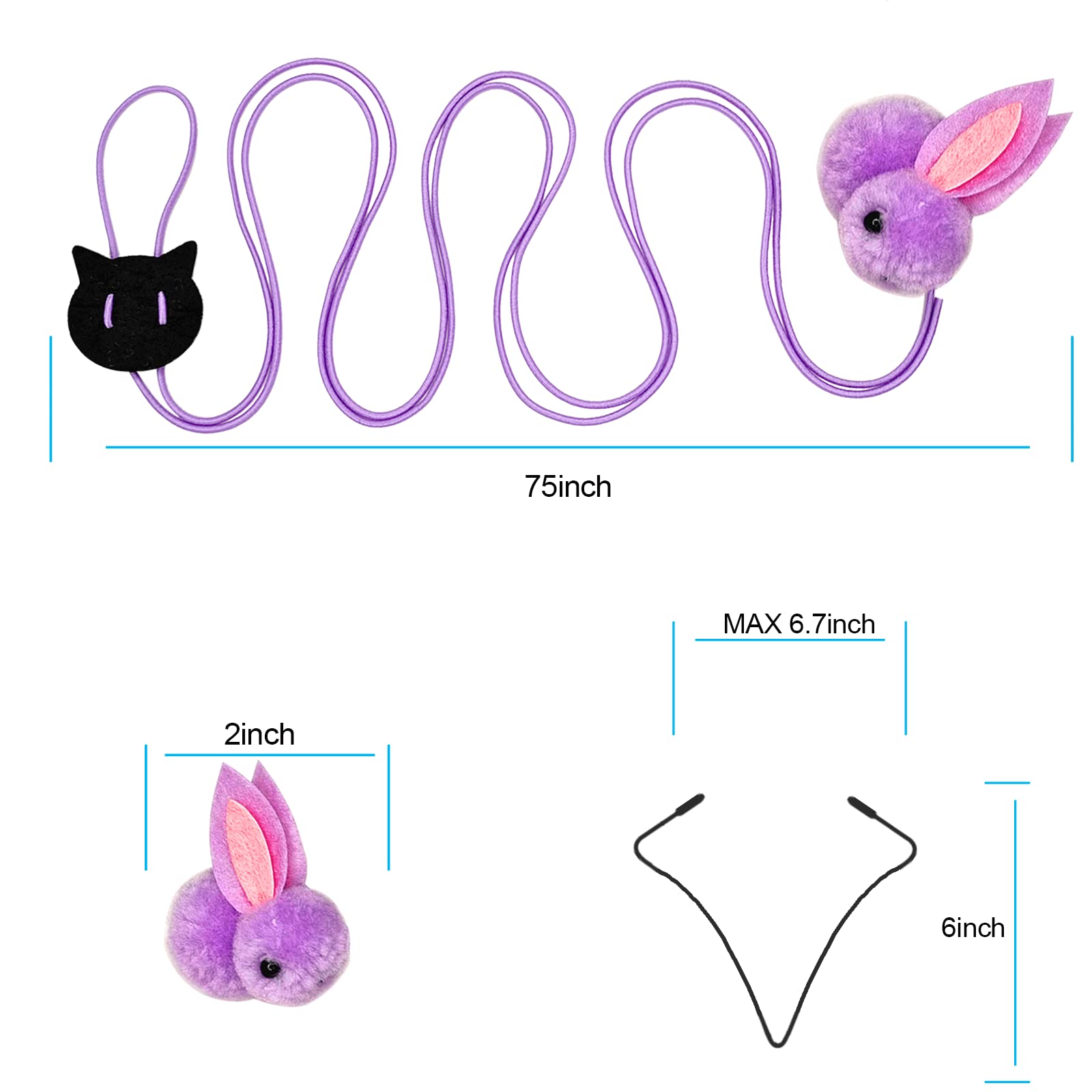 ZPH feather head replacement showcases durable natural materials for long-lasting interactive sessions