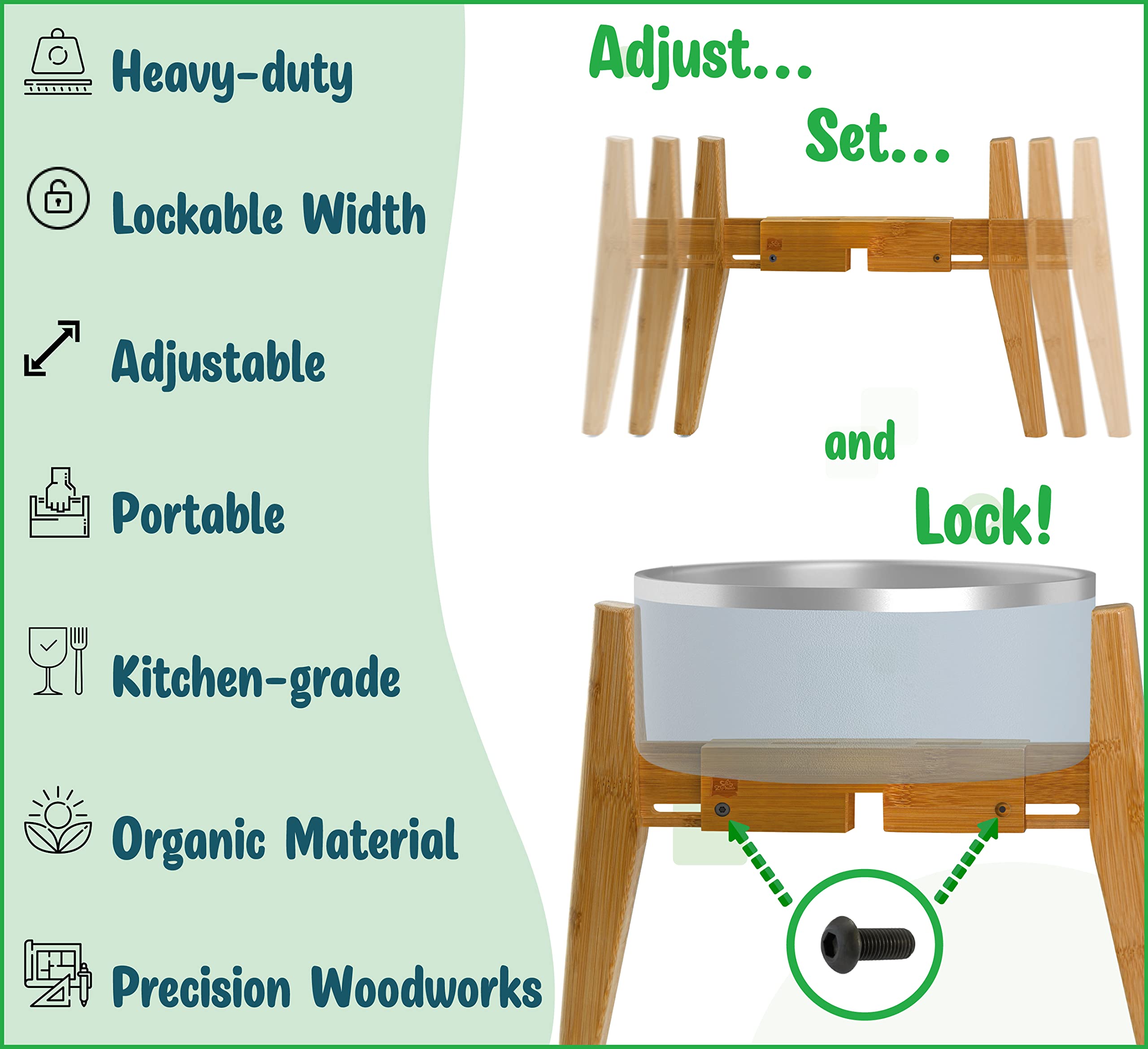 ZPirates bamboo is durable and stable for long-lasting use