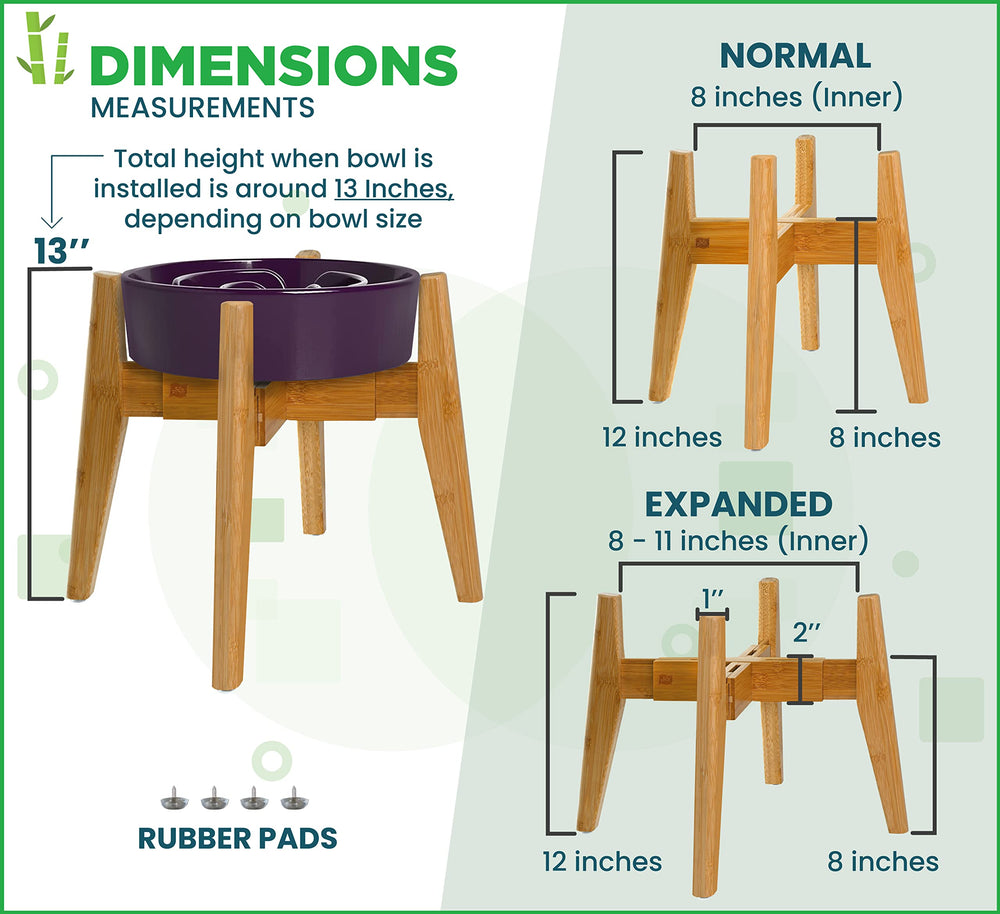 ZPirates adjustable sideways stand widens to fit different bowls