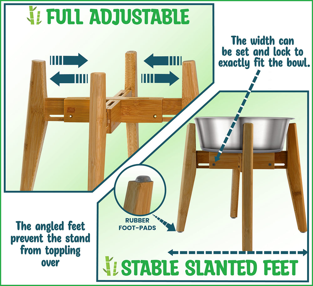 ZPirates slanted feet provide stable footing during meals