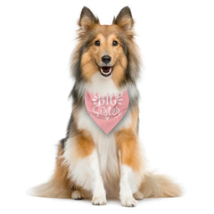 ZPPRJF big sister dog bandana pink gift-packaging image suggests a gift-ready accessory.