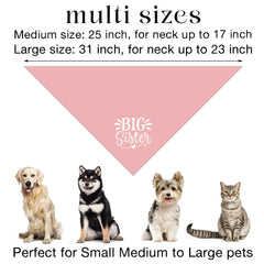 ZPPRJF big sister dog bandana pink wedding look highlights stylish pet moments.