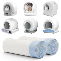 ZPSOX cat litter bags 40-count, sturdy and leakproof for mess-free changes.